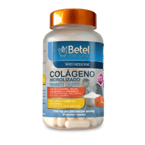 Colágeno Hidrolizado con vitamina C, resveratrol cápsulas