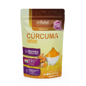 Suplemento alimenticio cúrcuma polvo