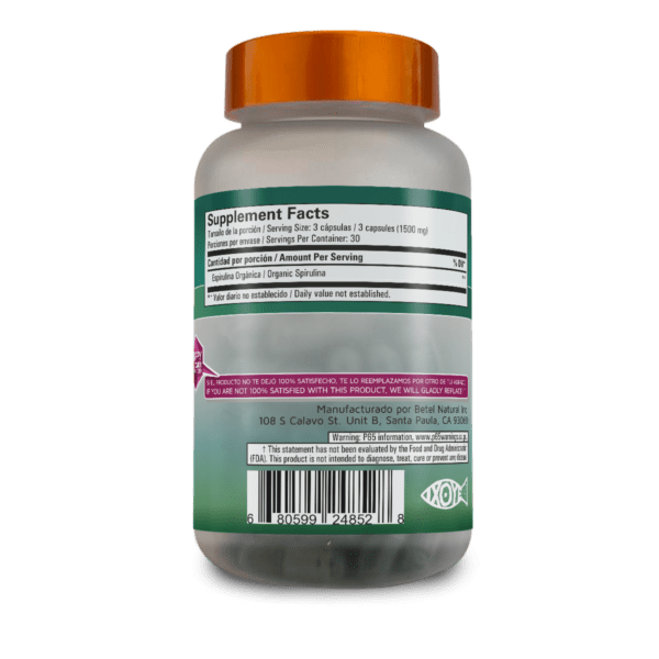 Espirulina cápsulas - Imagen 3