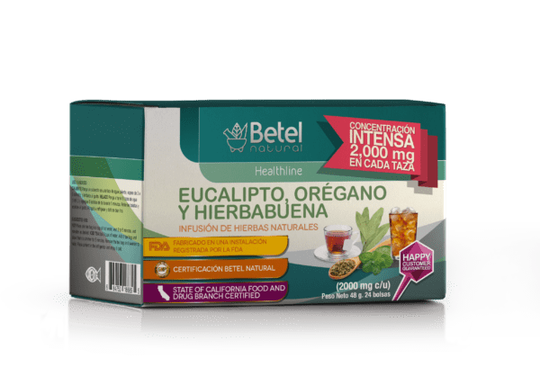 Eucalipto, Orégano y Hierbabuena Te