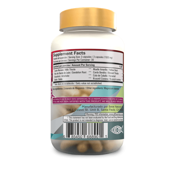 Higadetox cápsulas - Imagen 3