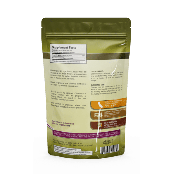 Maca Peruana Polvo Orgánico - Imagen 2