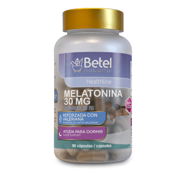 Melatonina 30mg con valeriana cápsulas
