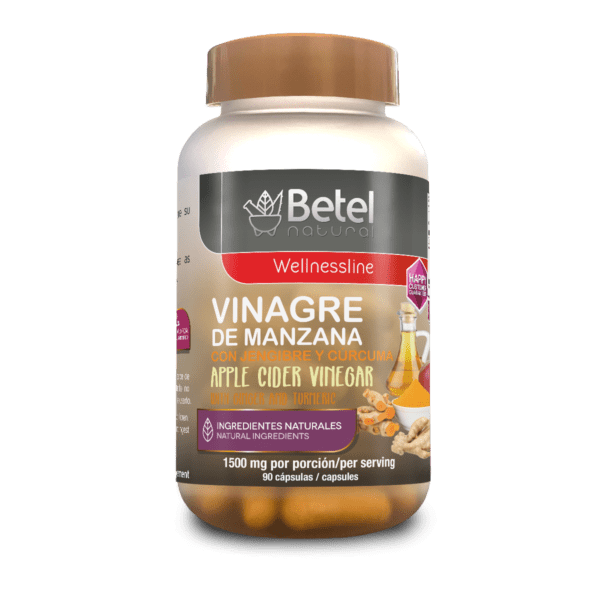 Vinagre de Manzana con Cúrcuma & Jengibre cápsulas