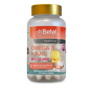 Omega 3+Ajo cápsulas