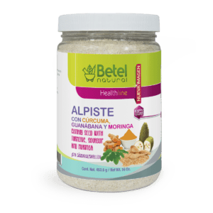 Alpiste con Cúrcuma, Moringa & Guanábana  polvo