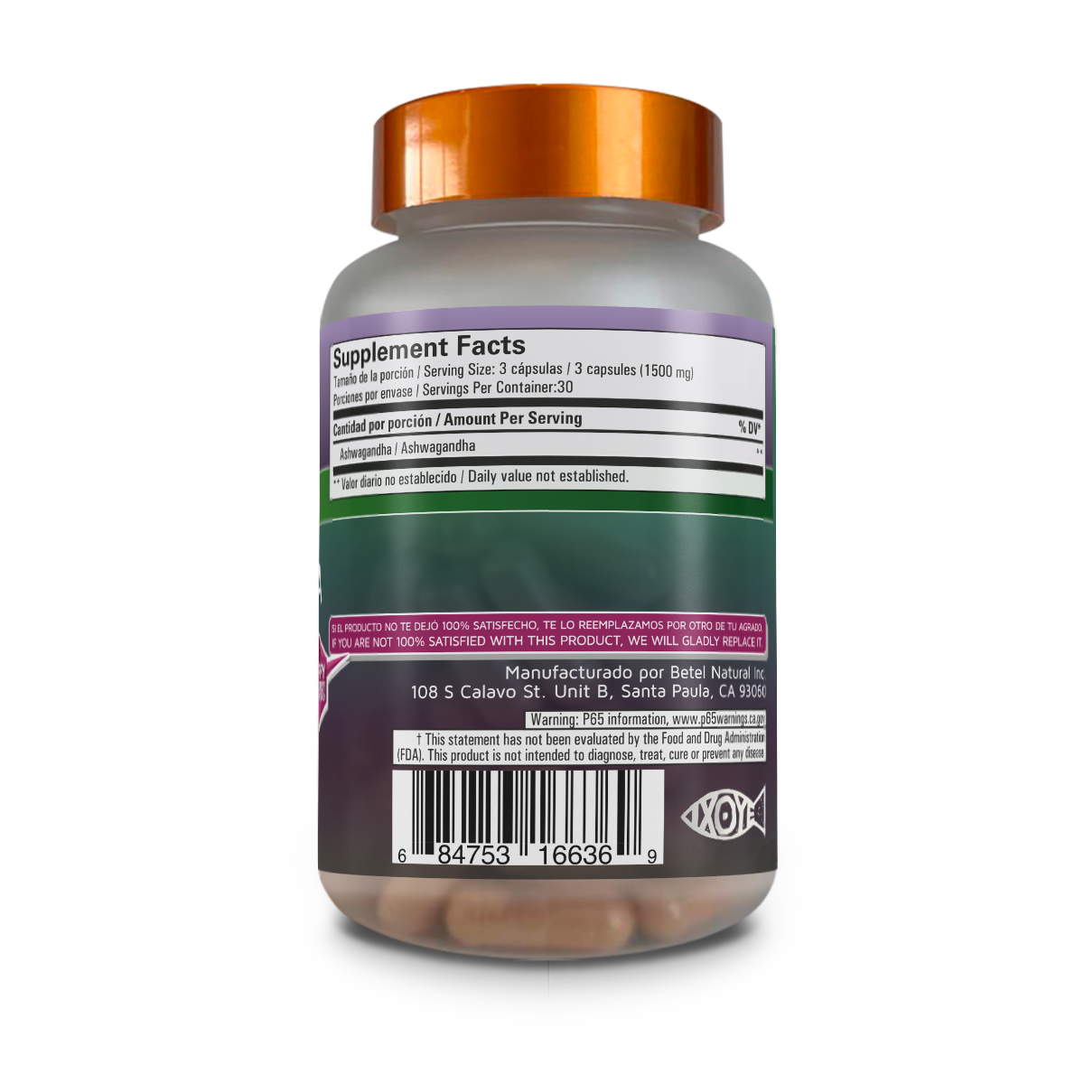 Ashwagandha cápsulas - Imagen 3