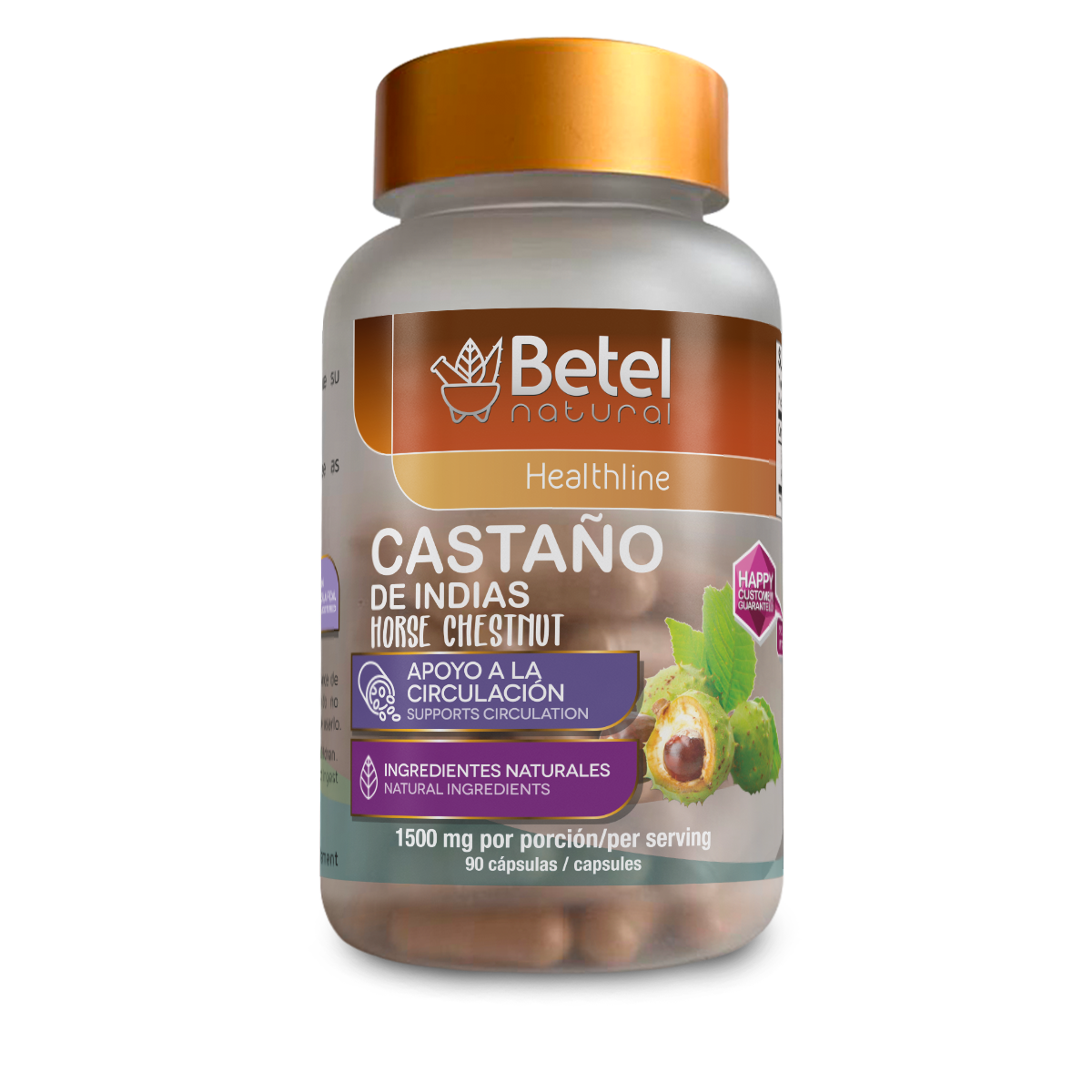 Suplemento alimenticio castaño de indias