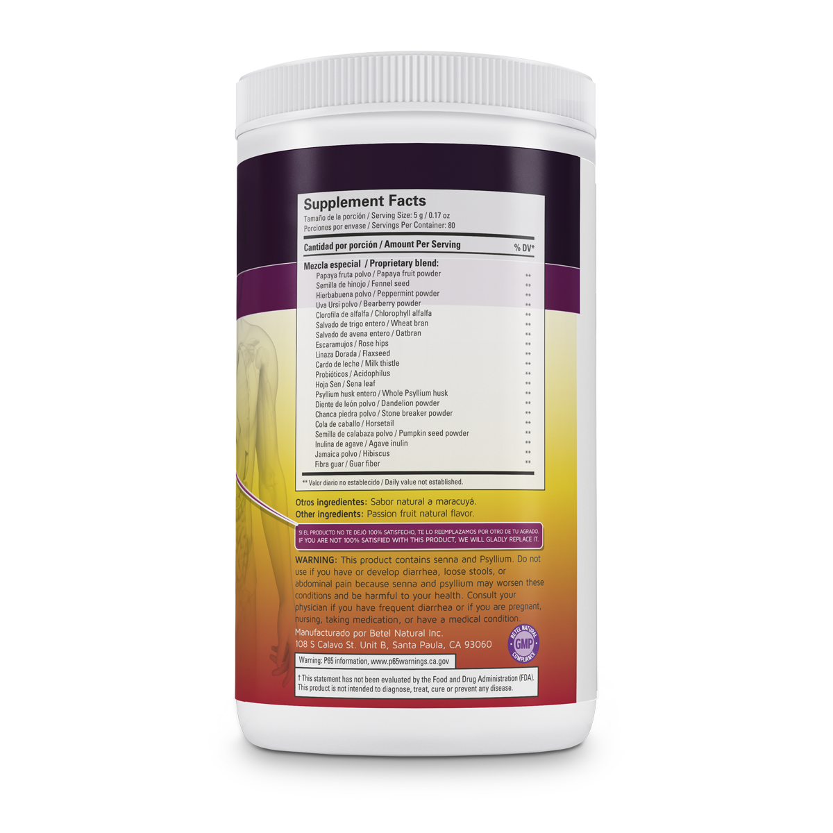 Detoxsan Polvo sabor Maracuyá - Imagen 3