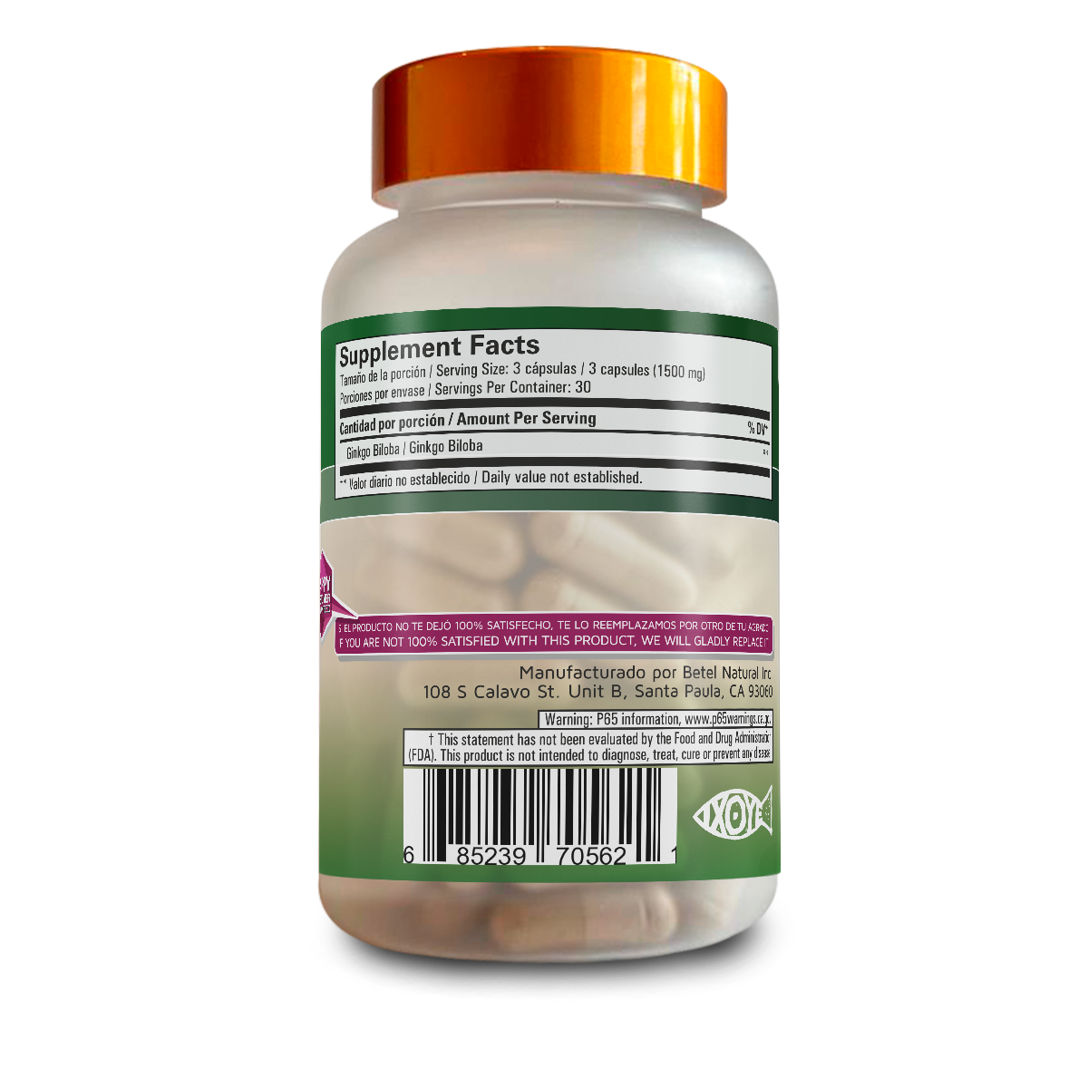 Ginkgo Biloba cápsulas - Imagen 3