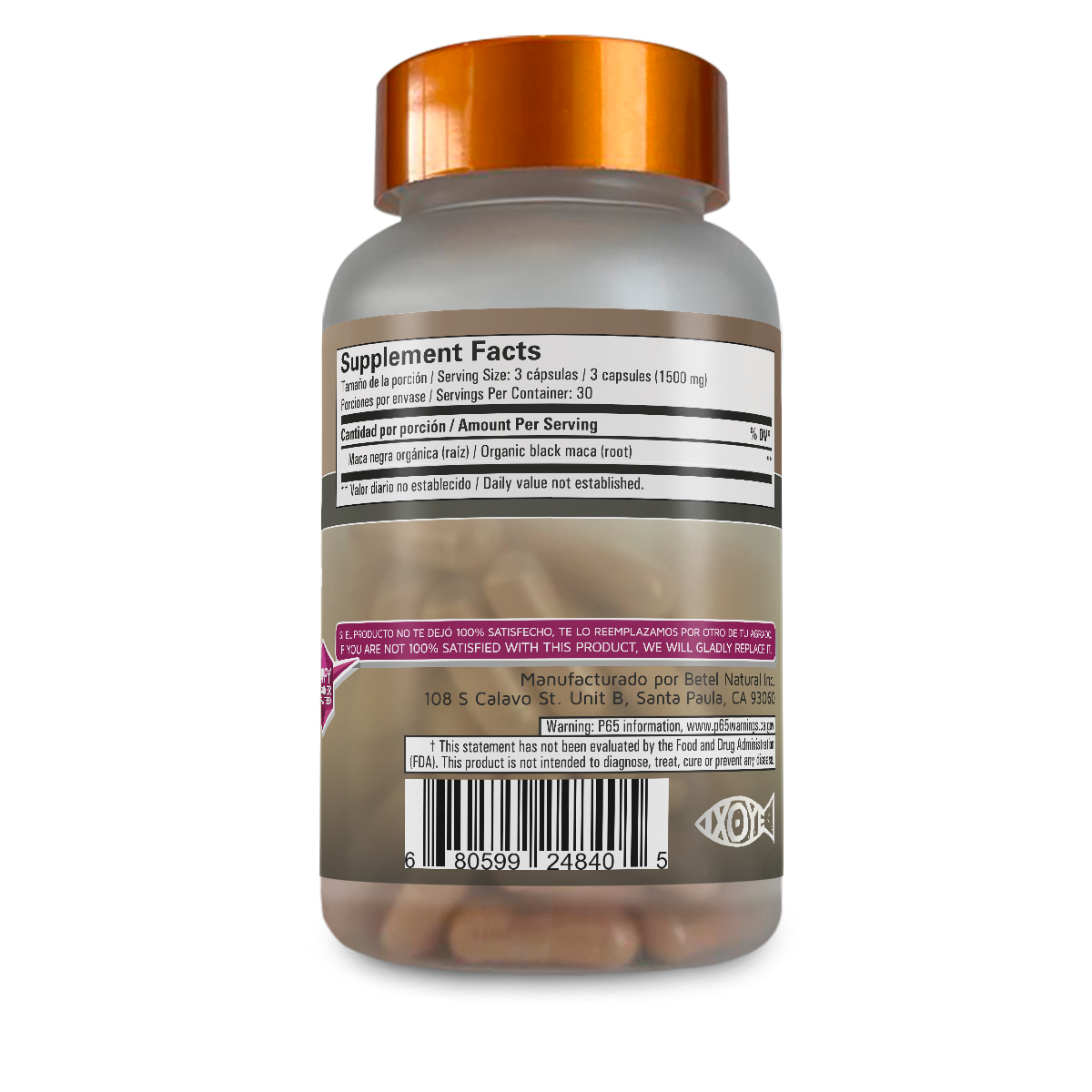 Maca Negra cápsulas - Imagen 3
