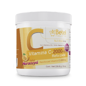 Vitamina C con Vitamina D3 sabor Maracuyá Polvo