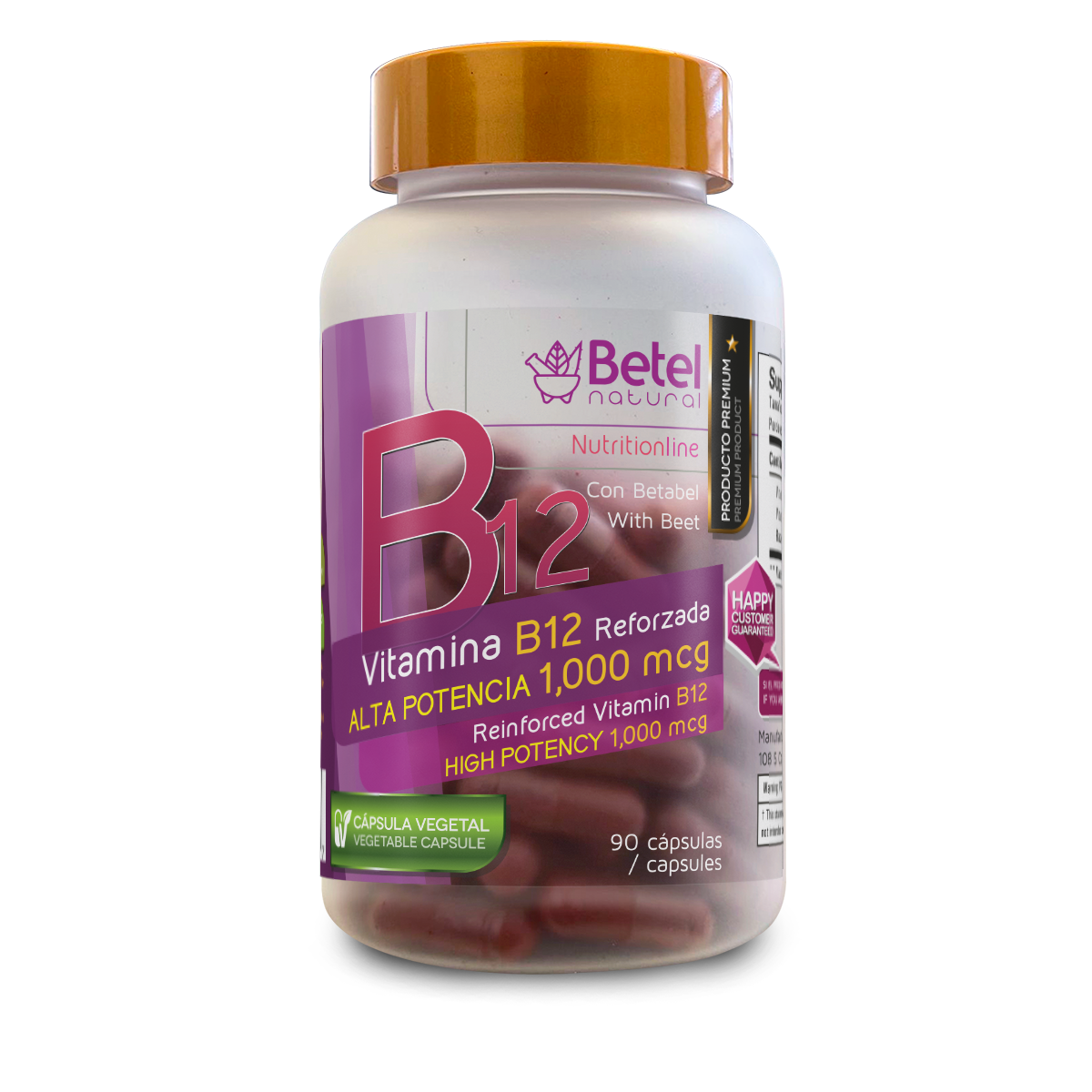 Vitamina B12 con Betabel cápsulas