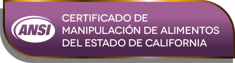 Certificado Manipulación de alimento