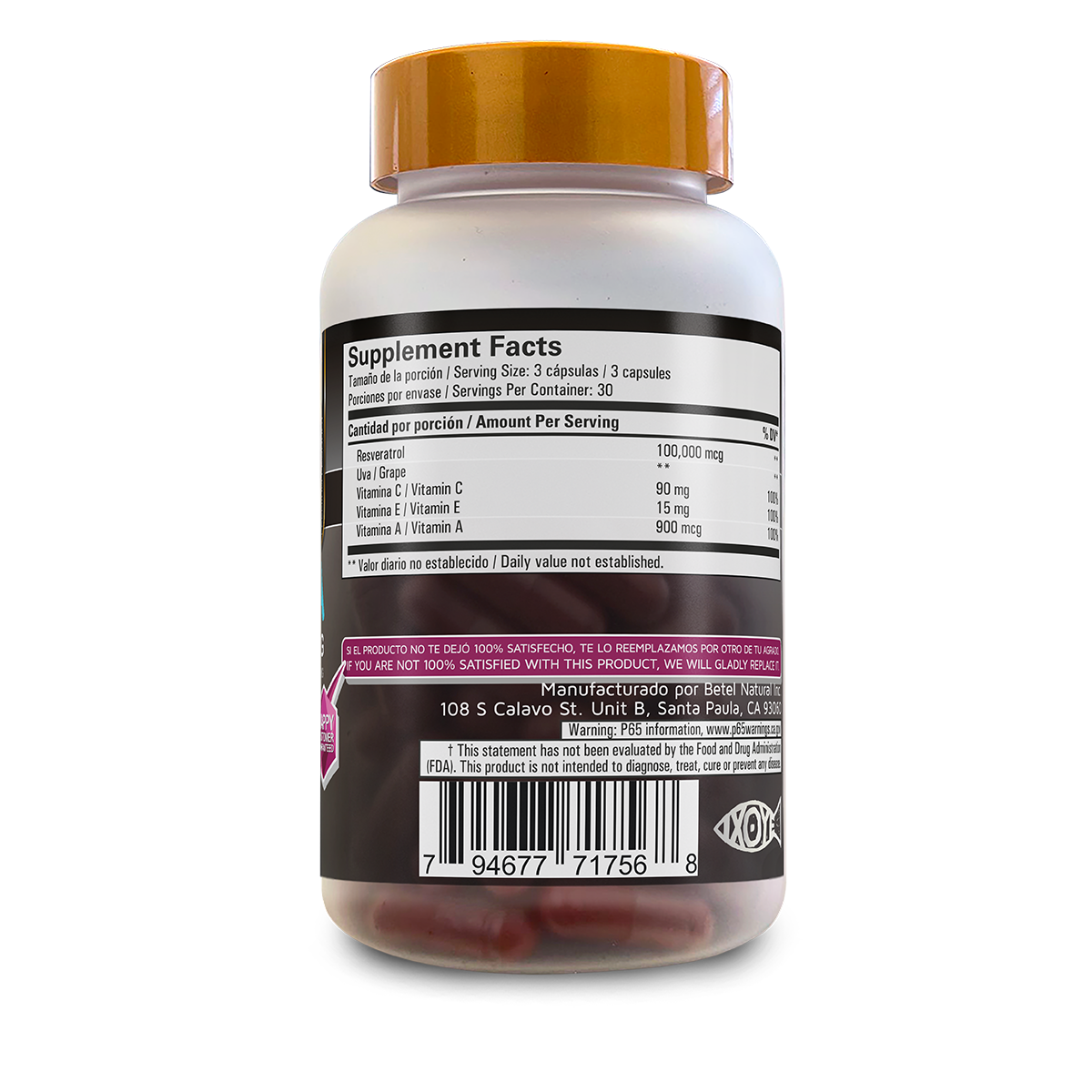 Resveratrol cápsulas - Imagen 2